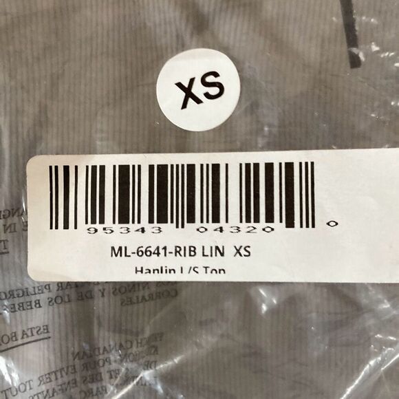 Michael Lauren ML-6641-RIB Lin Hanlin L/S Top Size XS (C2) - Picture 6 of 6